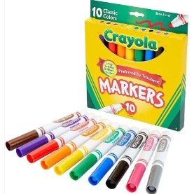 Plumones Jumbo Crayola 10 piezas