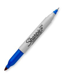 Marcador Permanente Sharpie doble punta