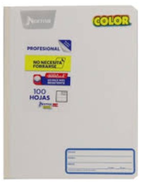Norma Cuaderno Profesional Doble Raya
