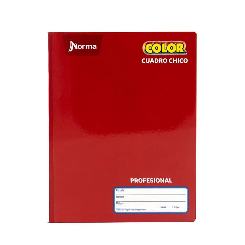 Cuaderno Profesional Cuadro Chico Norma
