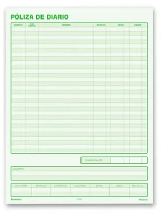 Póliza de Diario IP