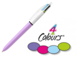 Bolígrafo BIC 4 colores retractil