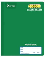 Cuaderno Profesional Norma Cuadro Gde 7mm Color 100 hojas