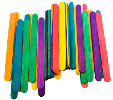 Palitos de madera colores