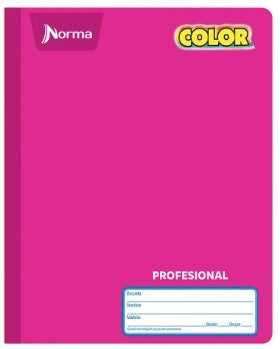 Cuaderno Profesional Norma Raya Color 100 hojas